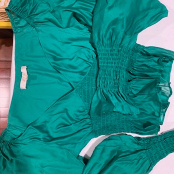 Wayf blouse, green, XS - Picture 2 of 3